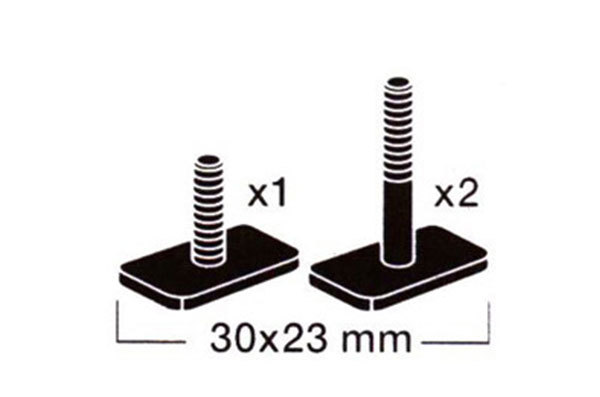 thule proride 591 t track adapter